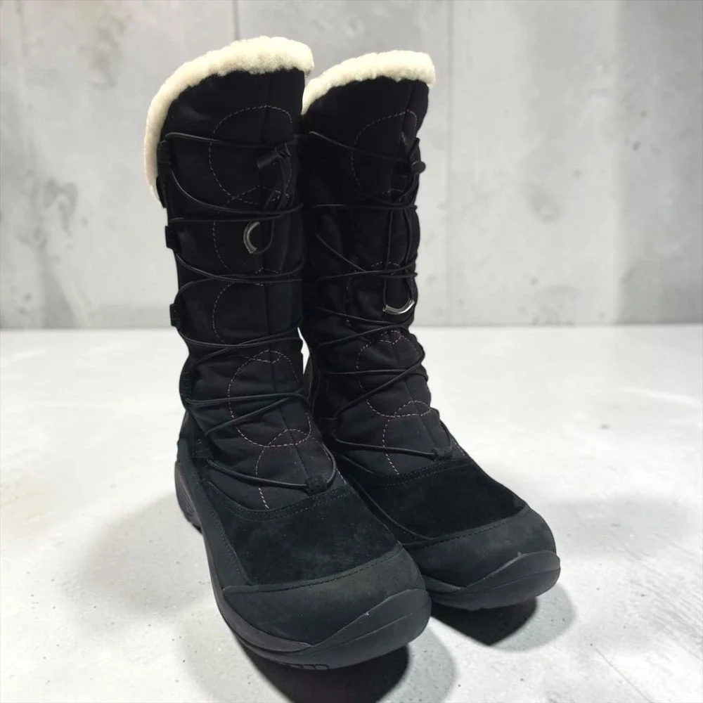Merrell Encore Apex Waterproof Black Winter Boots Womens 8.5 Insulated J66642